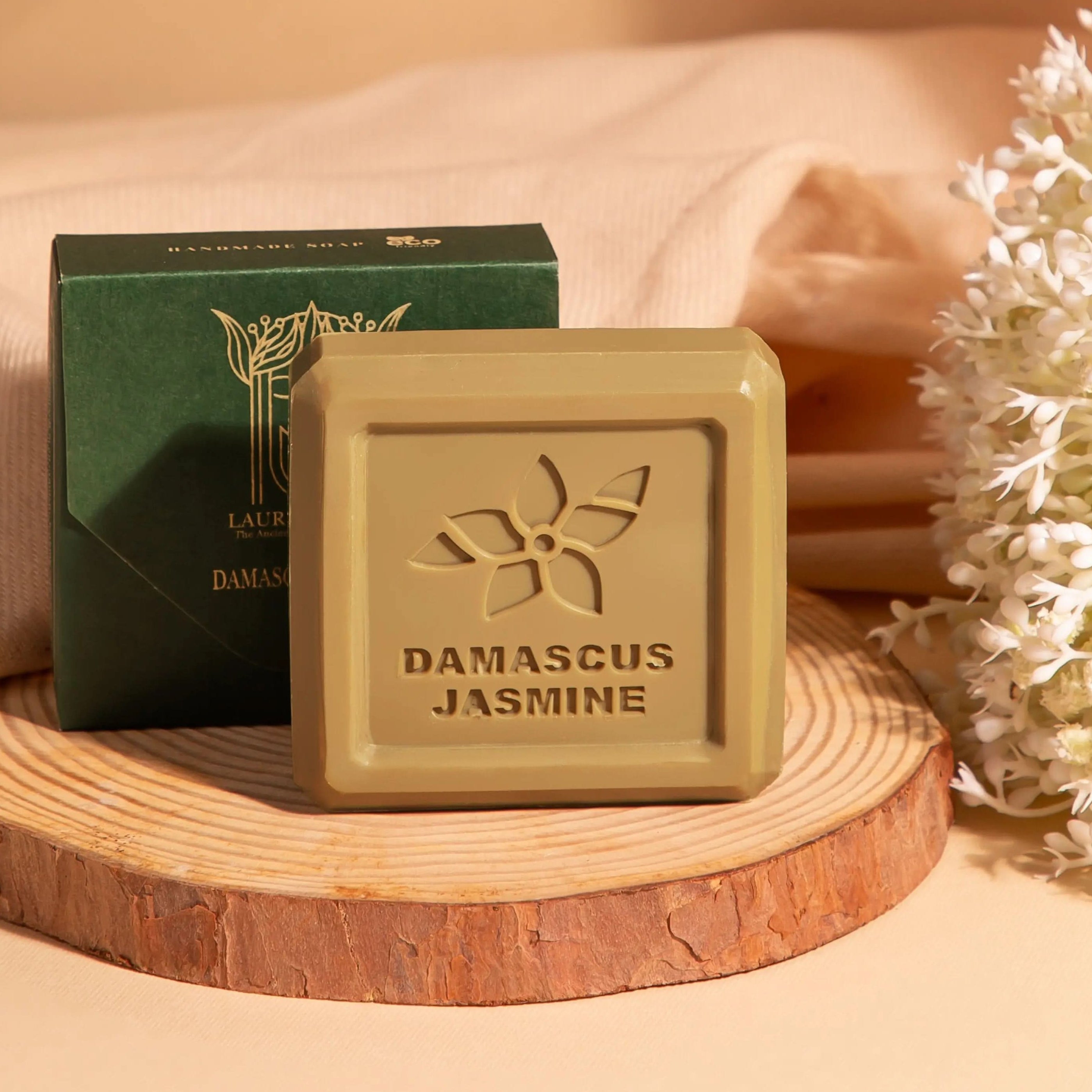 Damascus Jasmine Soap – Natural Glow LAURUS AROMA